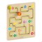 Flash Furniture Bright Beginnings Commercial Grade STEM Sliding Maze Learning Board, Natural/Multicolor MK-MK13071-GG - alternate 1